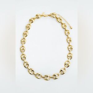 Cos Gold Chunky Mariner Necklace